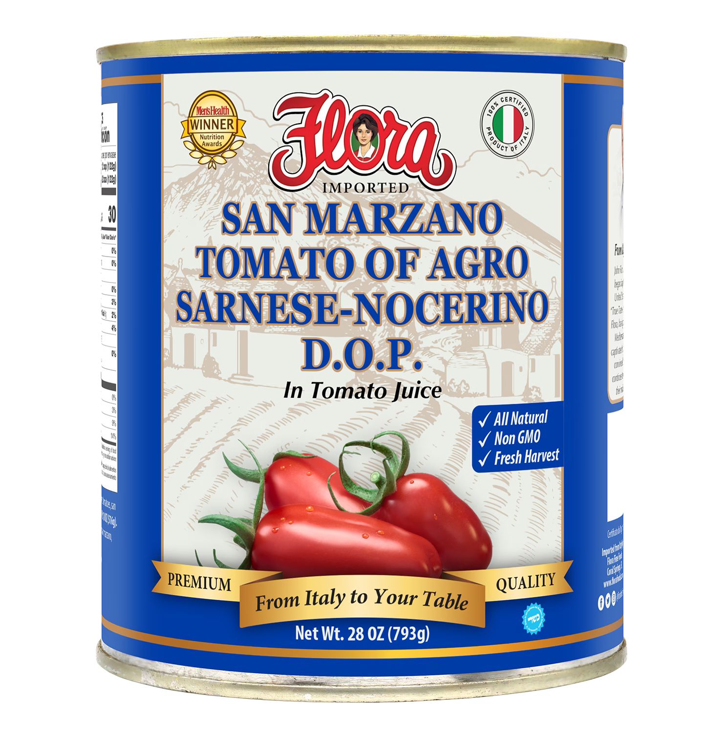 San Marzano Tomatoes - D.O.P. In Tomato Juice - 28 oz