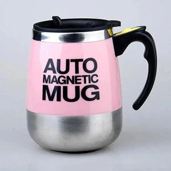 Black Smart Lazy Automatic Stainless Steel Self Stirring Magnetic Mug Creative Coffee Mixing Cup Automatic Self Mixing & Spinning Cup Cute Christmas Birthday Gift Idea For Men And Women