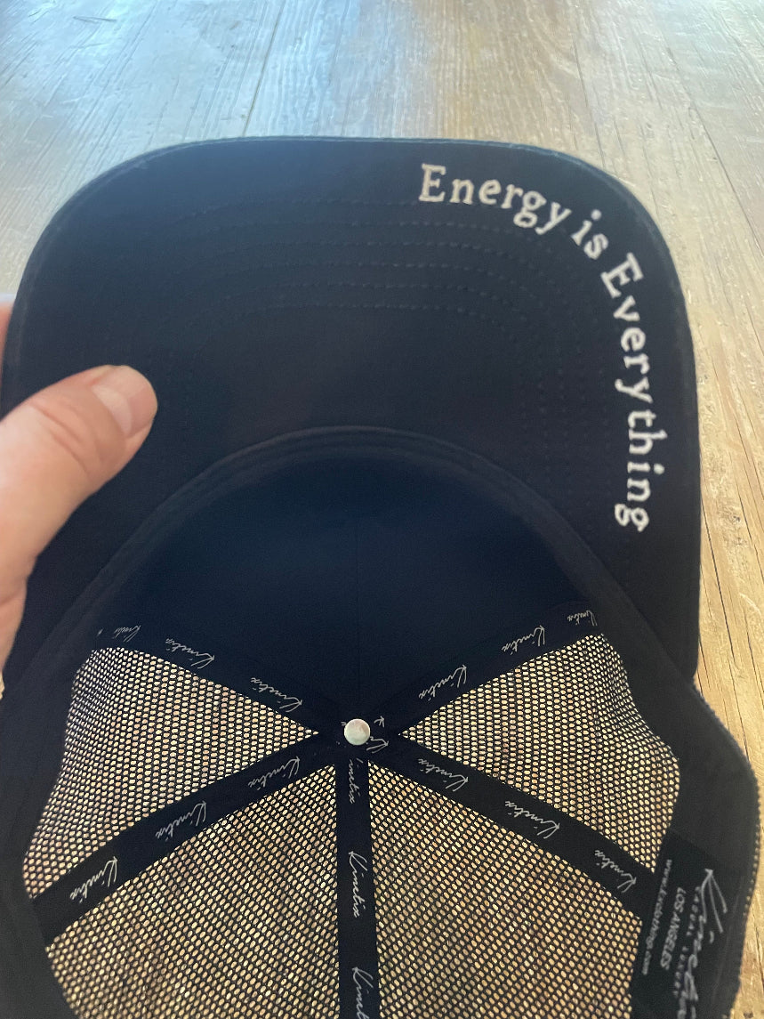 Rising Sun High Frequency Trucker Hat (Black with Sun-Blend patch)