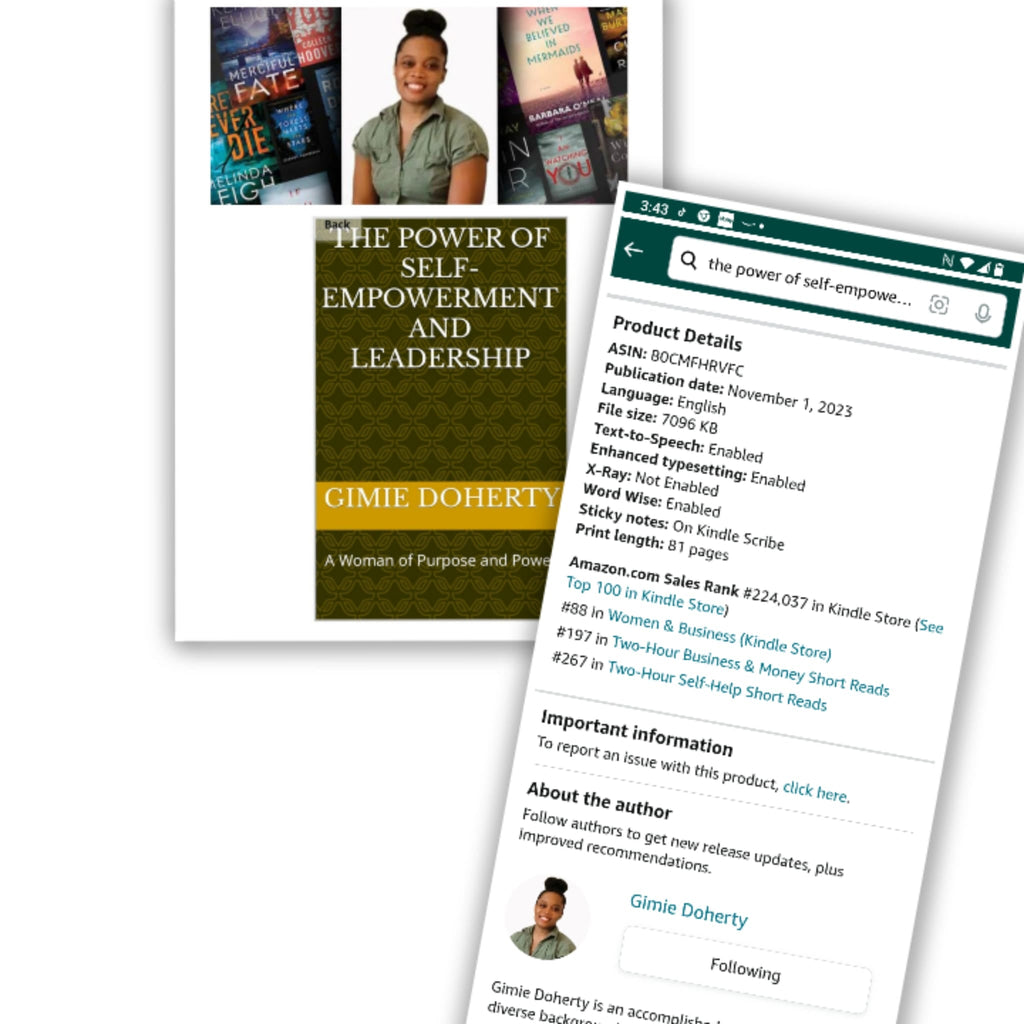 Book-The POWER of SELF-EMPOWERMENT and LEADERSHIP: A Woman of Purpose and Power