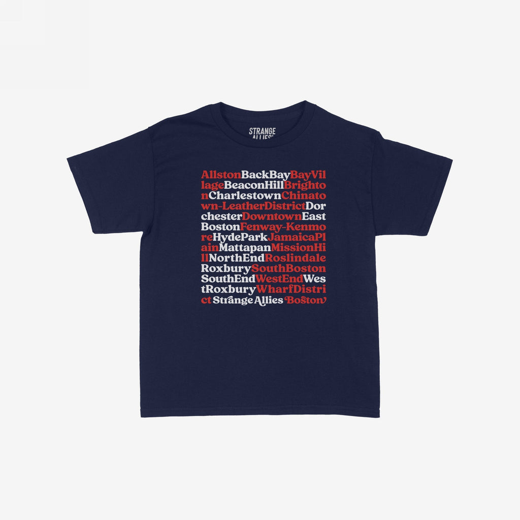 Boston Neighborhoods Women's Baby Tee