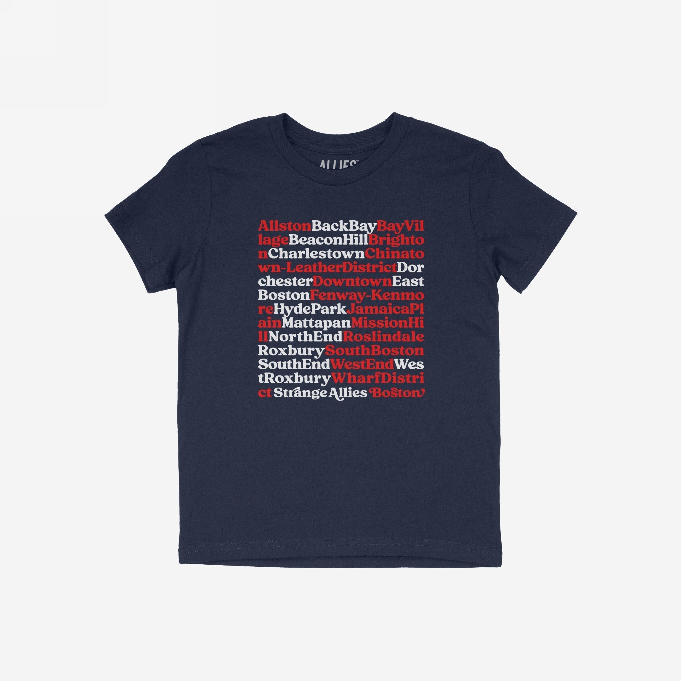 Boston Neighborhoods T-shirt