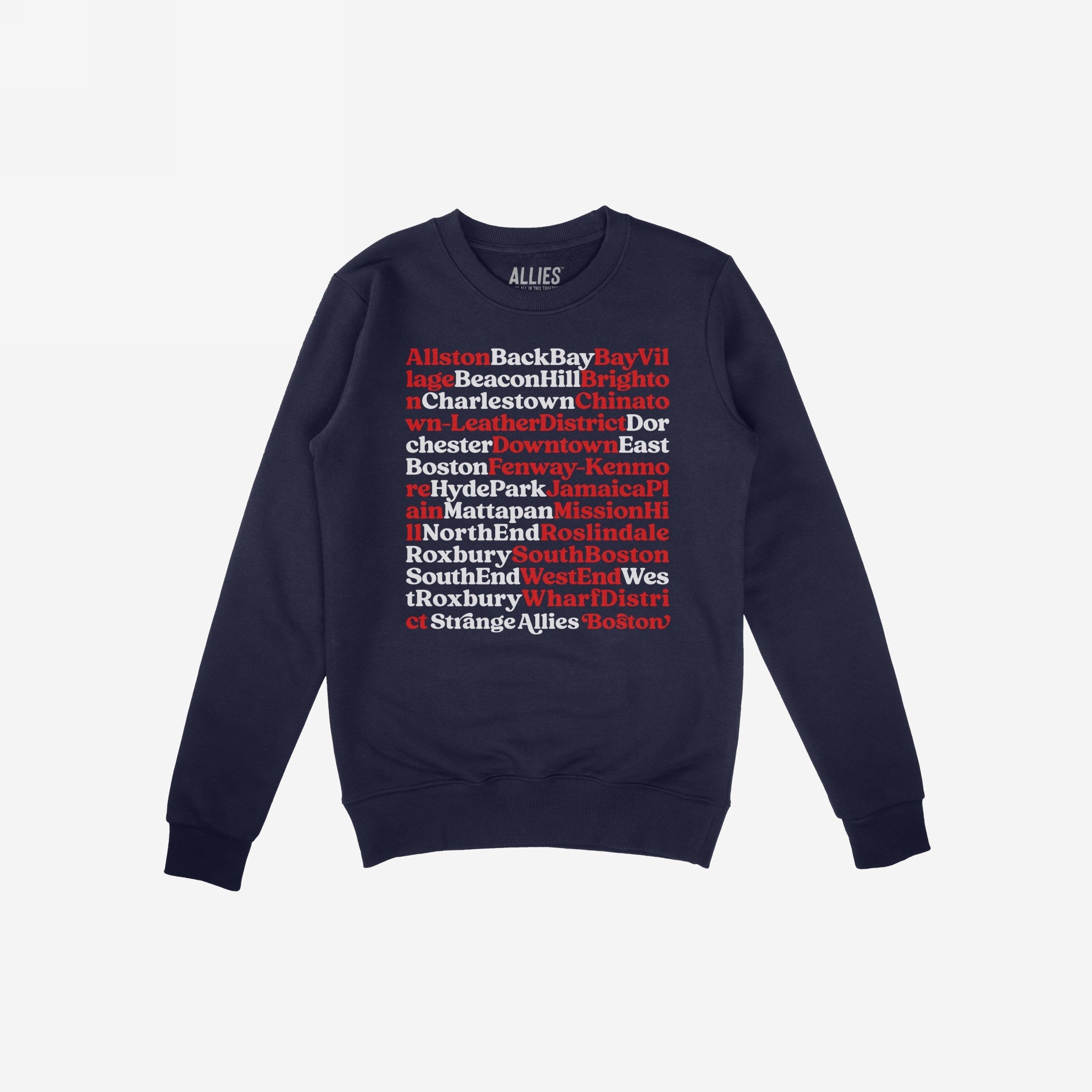 Boston Neighborhoods Sweatshirt