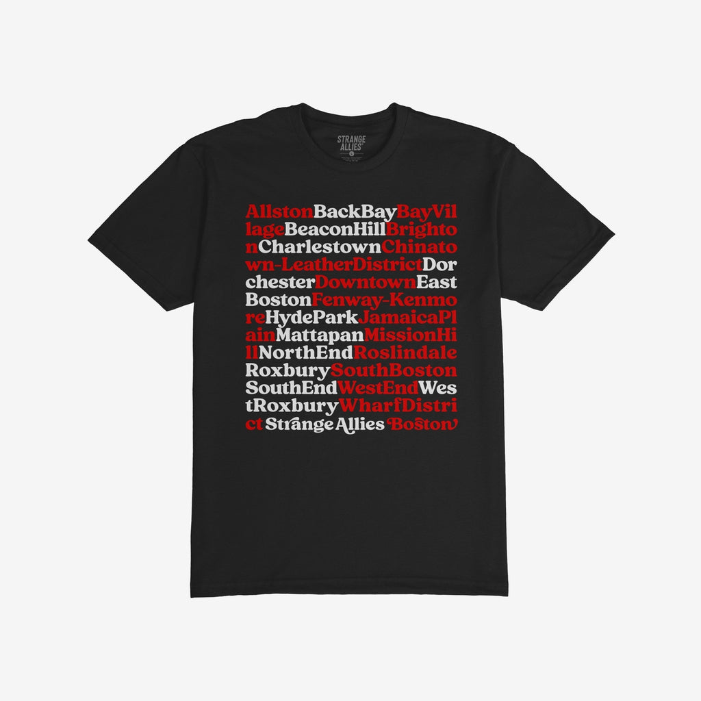 Boston Neighborhoods T-shirt