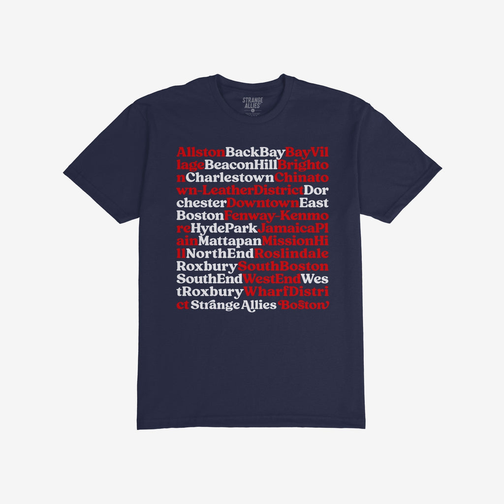 Boston Neighborhoods T-shirt