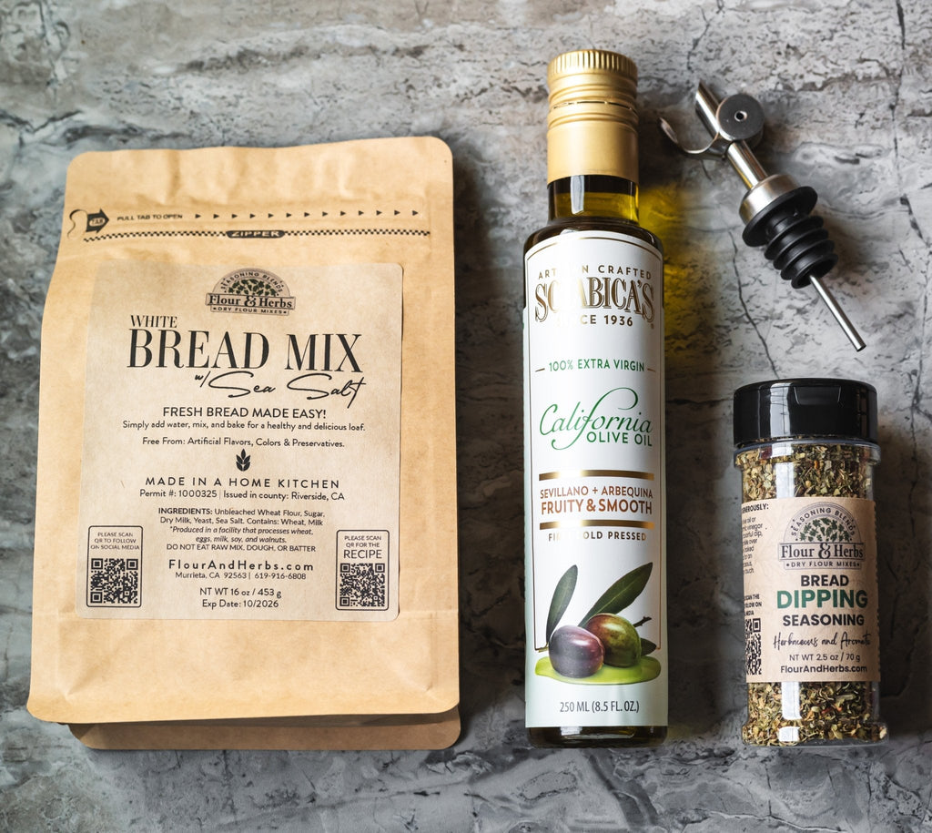 Bread Mix & Olive Oil Gift Box