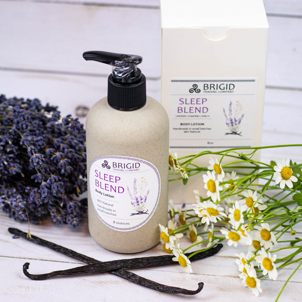 Sleep Blend Natural Body Lotion - Lavender, Chamomile, and Vanilla