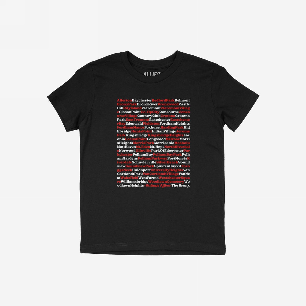 Bronx Neighborhoods T-shirt