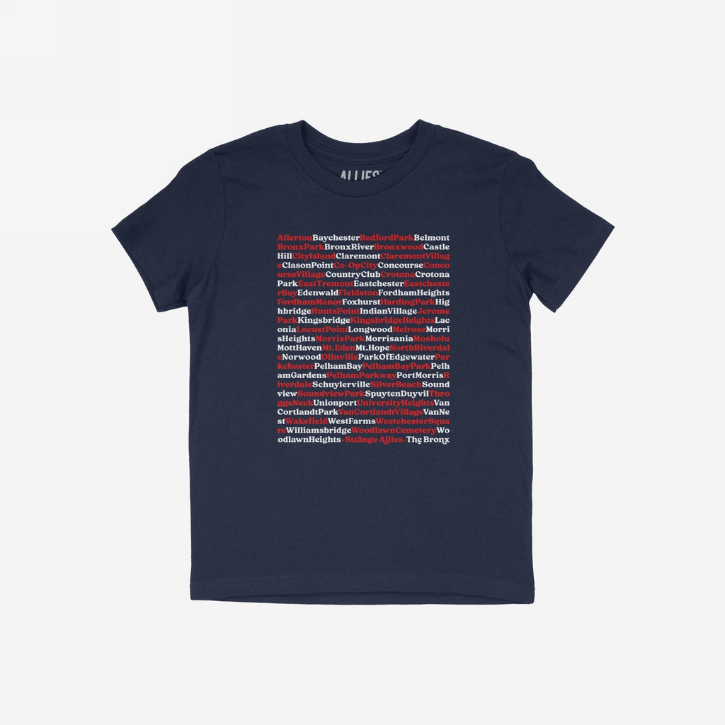 Bronx Neighborhoods T-shirt