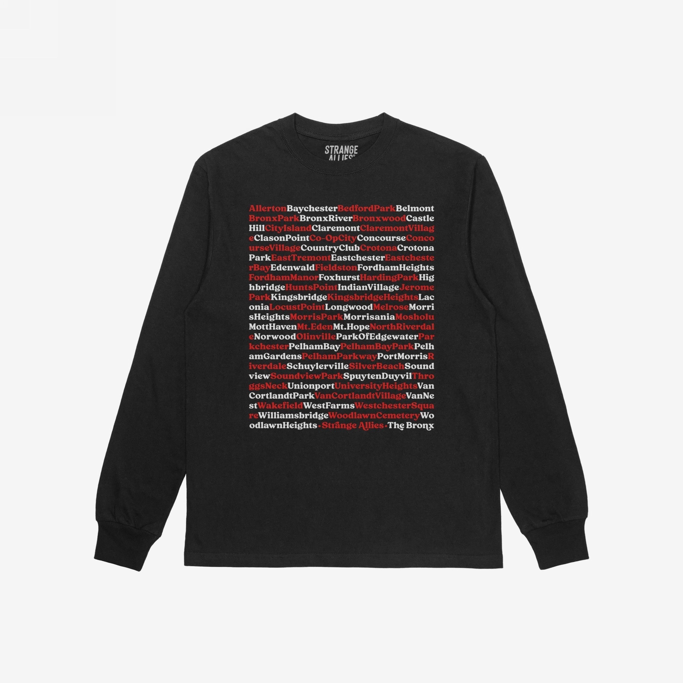 Bronx Neighborhoods T-shirt