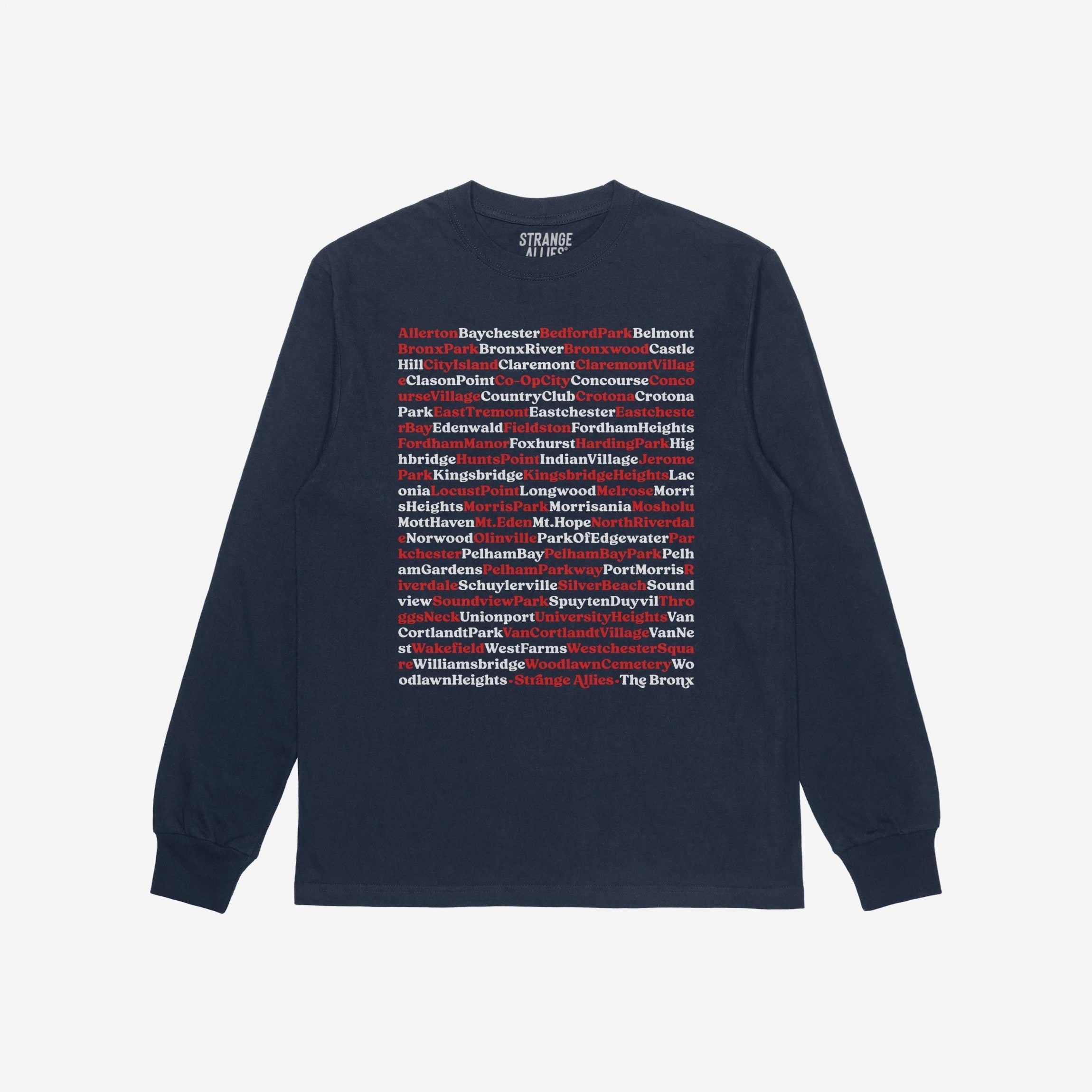 Bronx Neighborhoods T-shirt