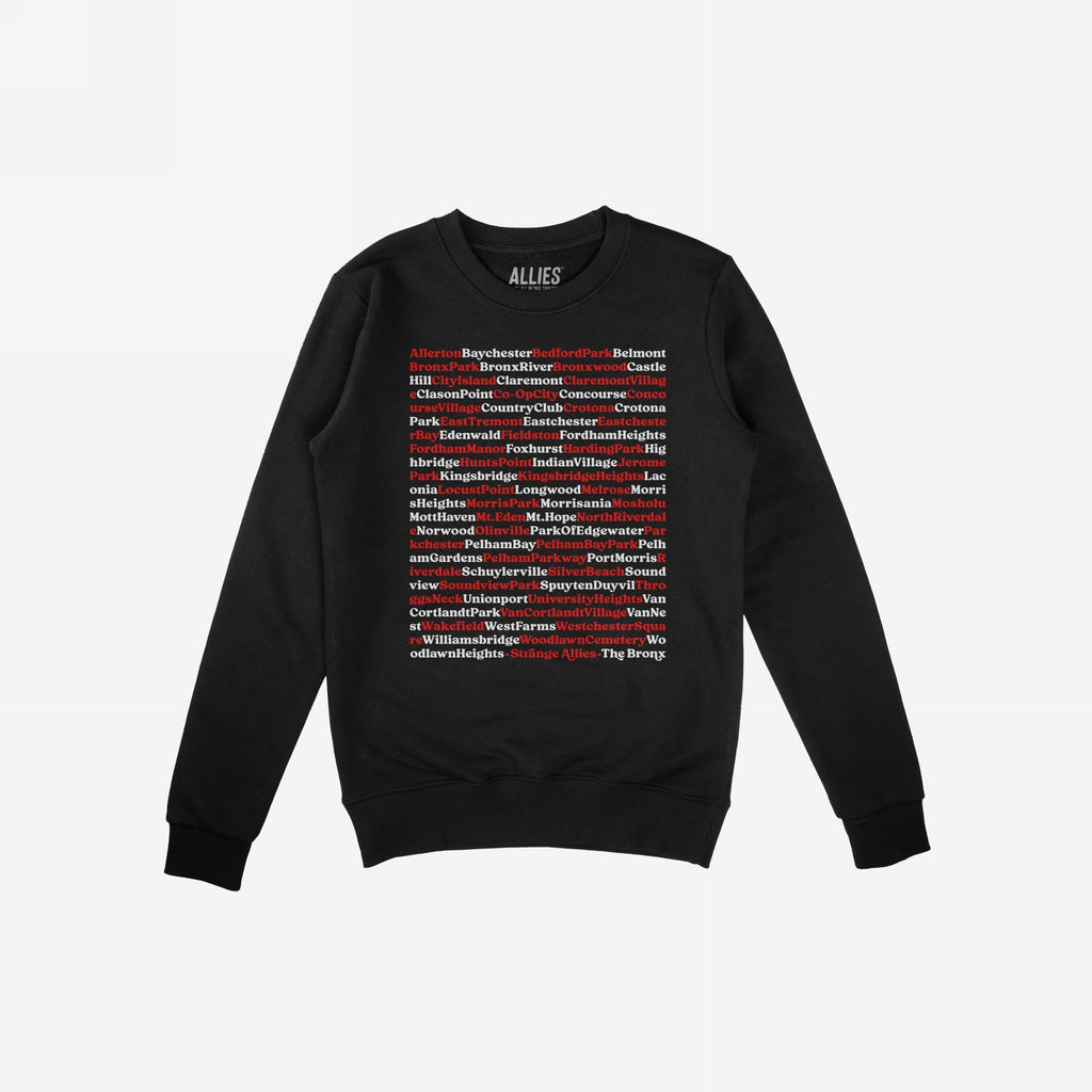 Bronx Neighborhoods Sweatshirt