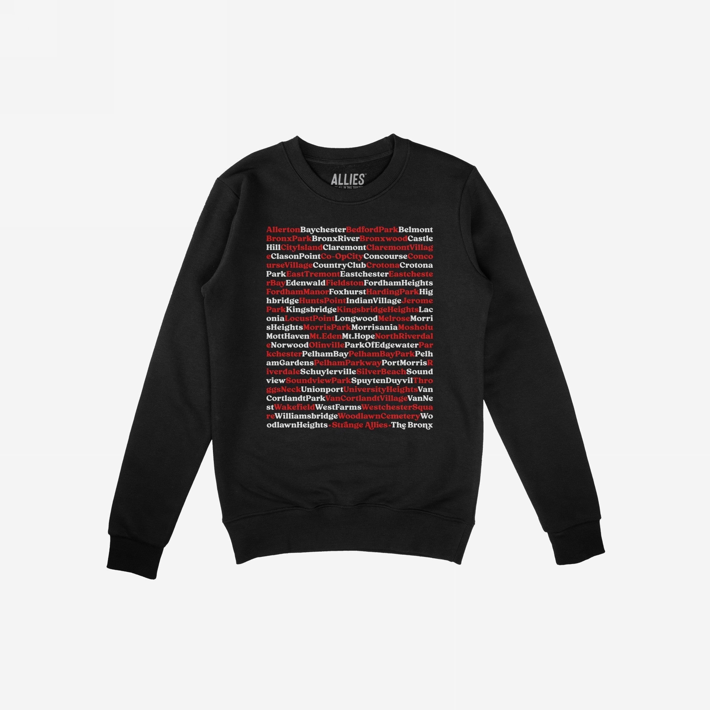 Bronx Neighborhoods Sweatshirt