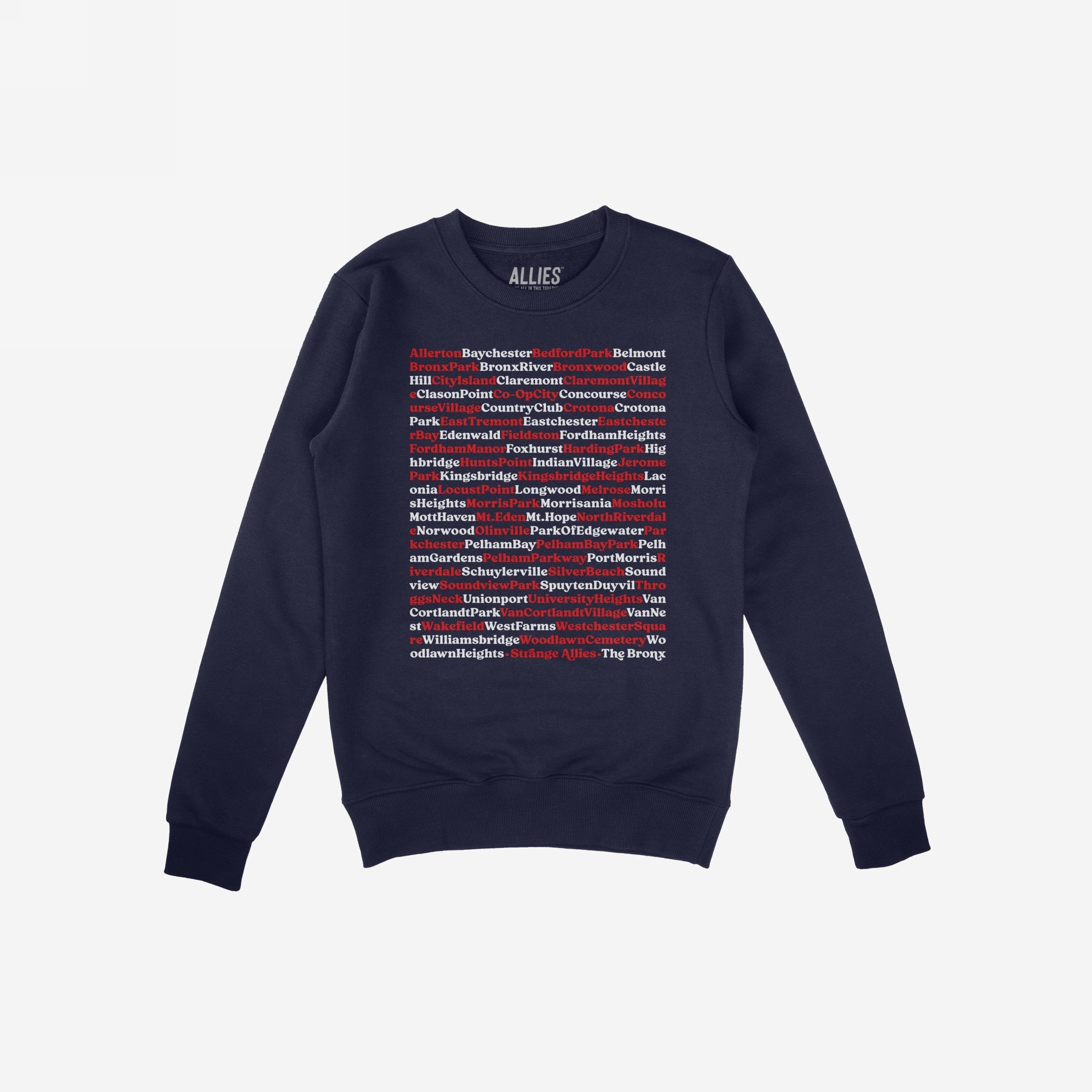 Bronx Neighborhoods Sweatshirt