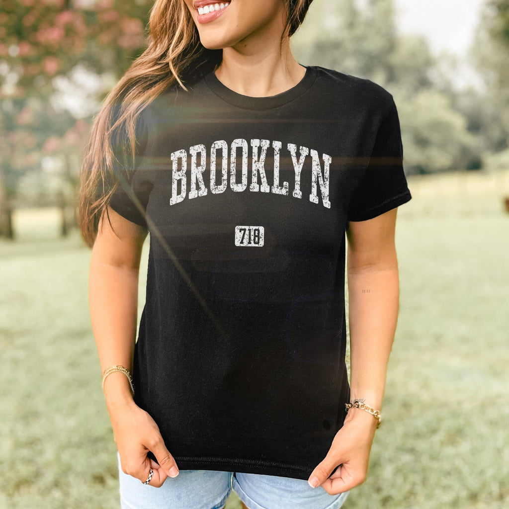 Brooklyn 718 Women's Baby Tee