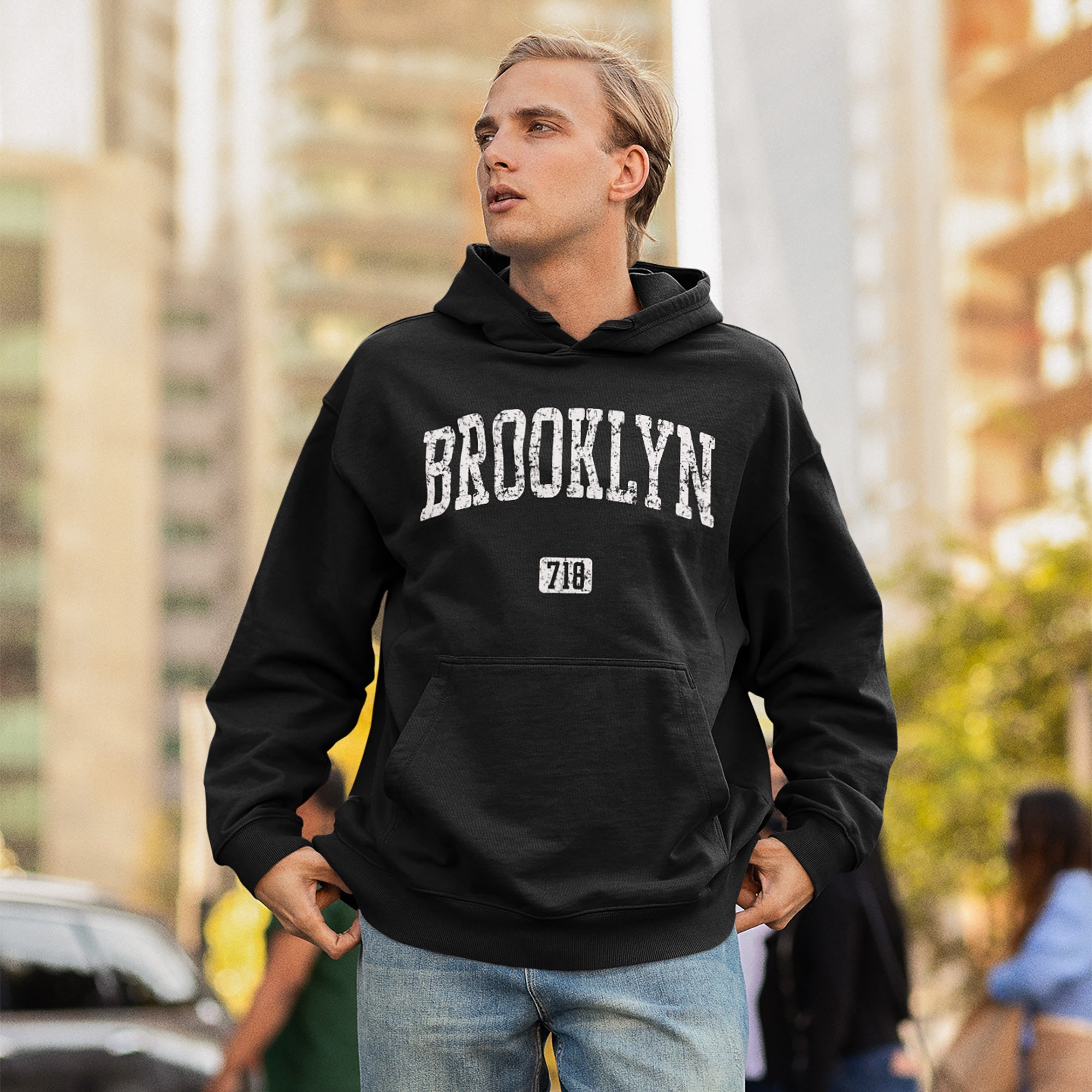 Brooklyn 718 Hoodie & Sweatshirt