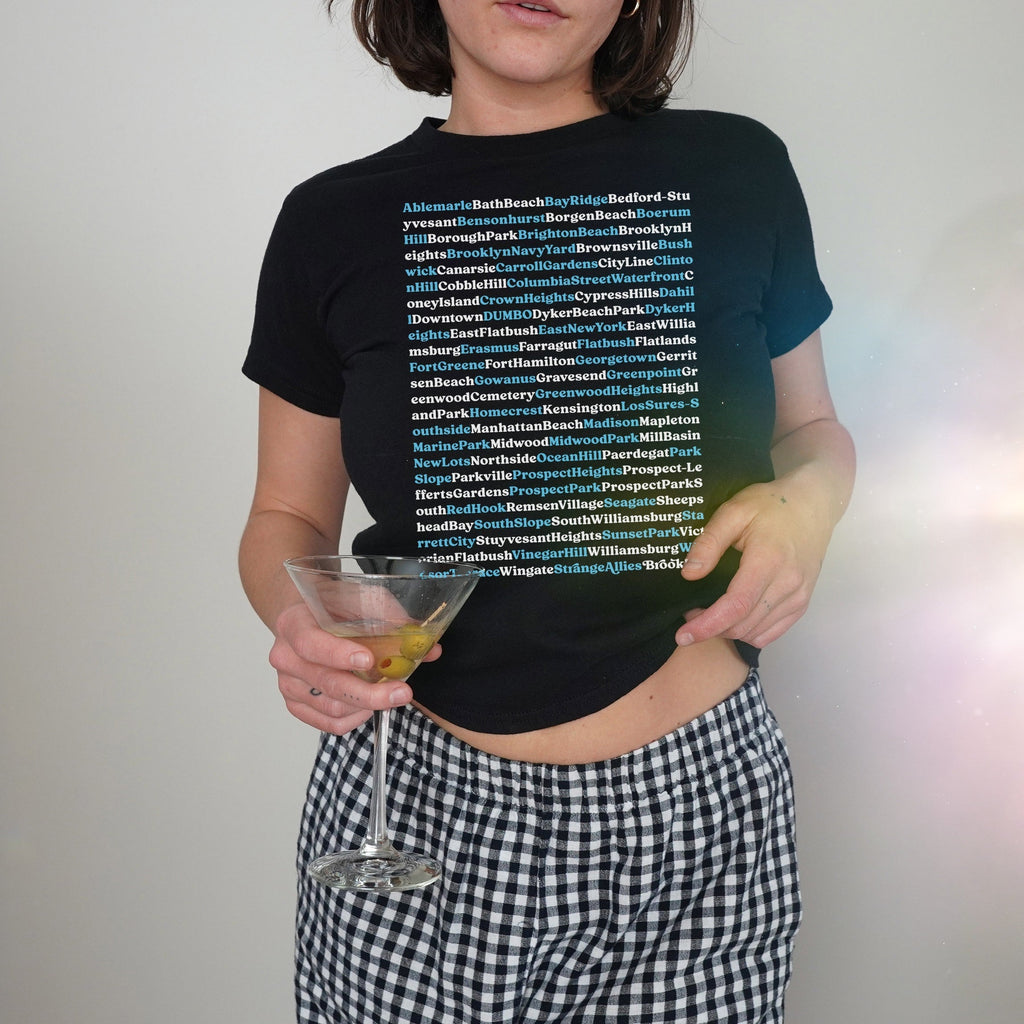 Brooklyn Neighborhoods Women's Baby Tee