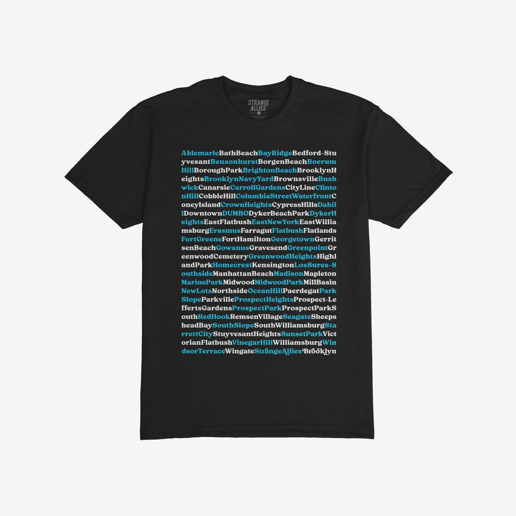 Brooklyn Neighborhoods T-shirt