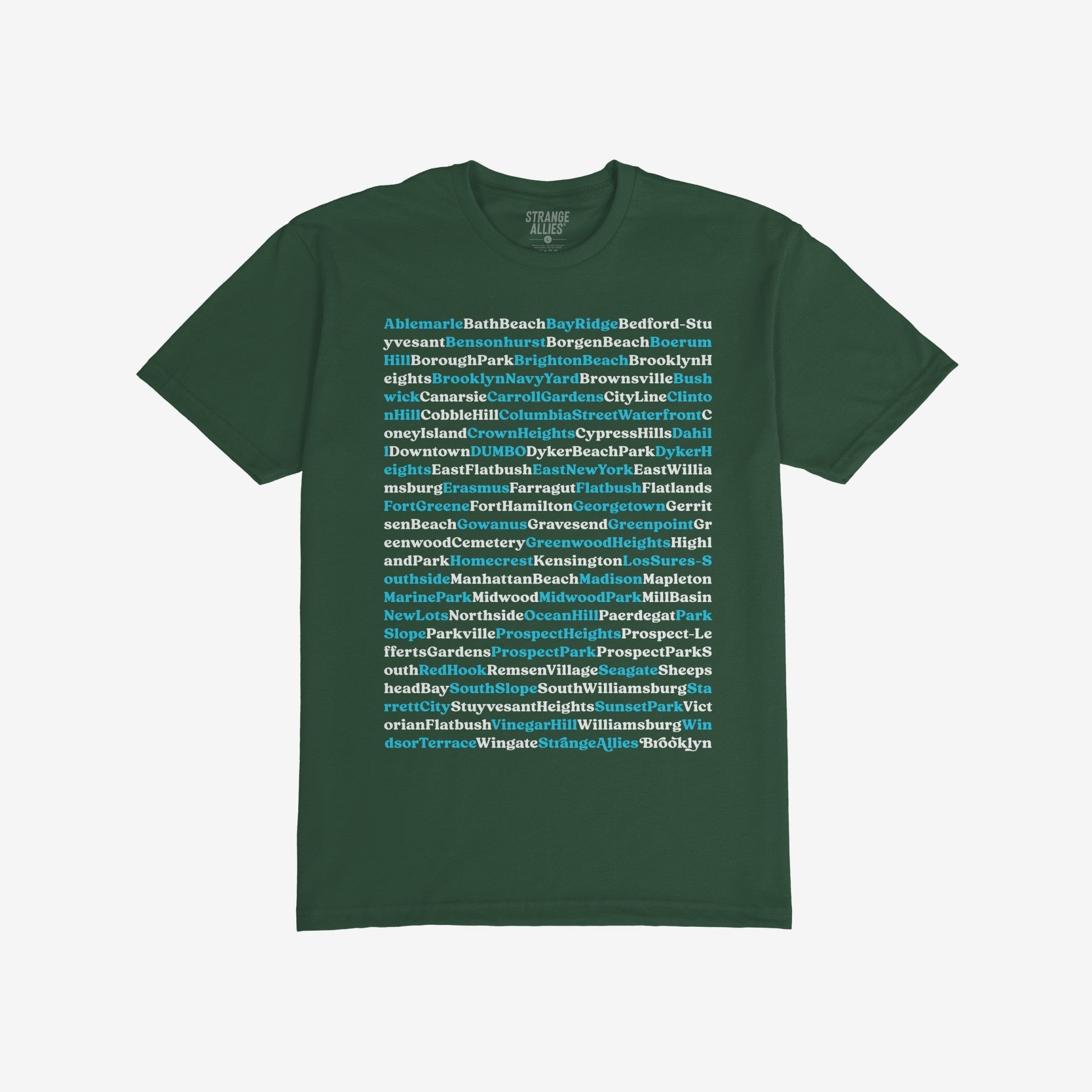 Brooklyn Neighborhoods T-shirt