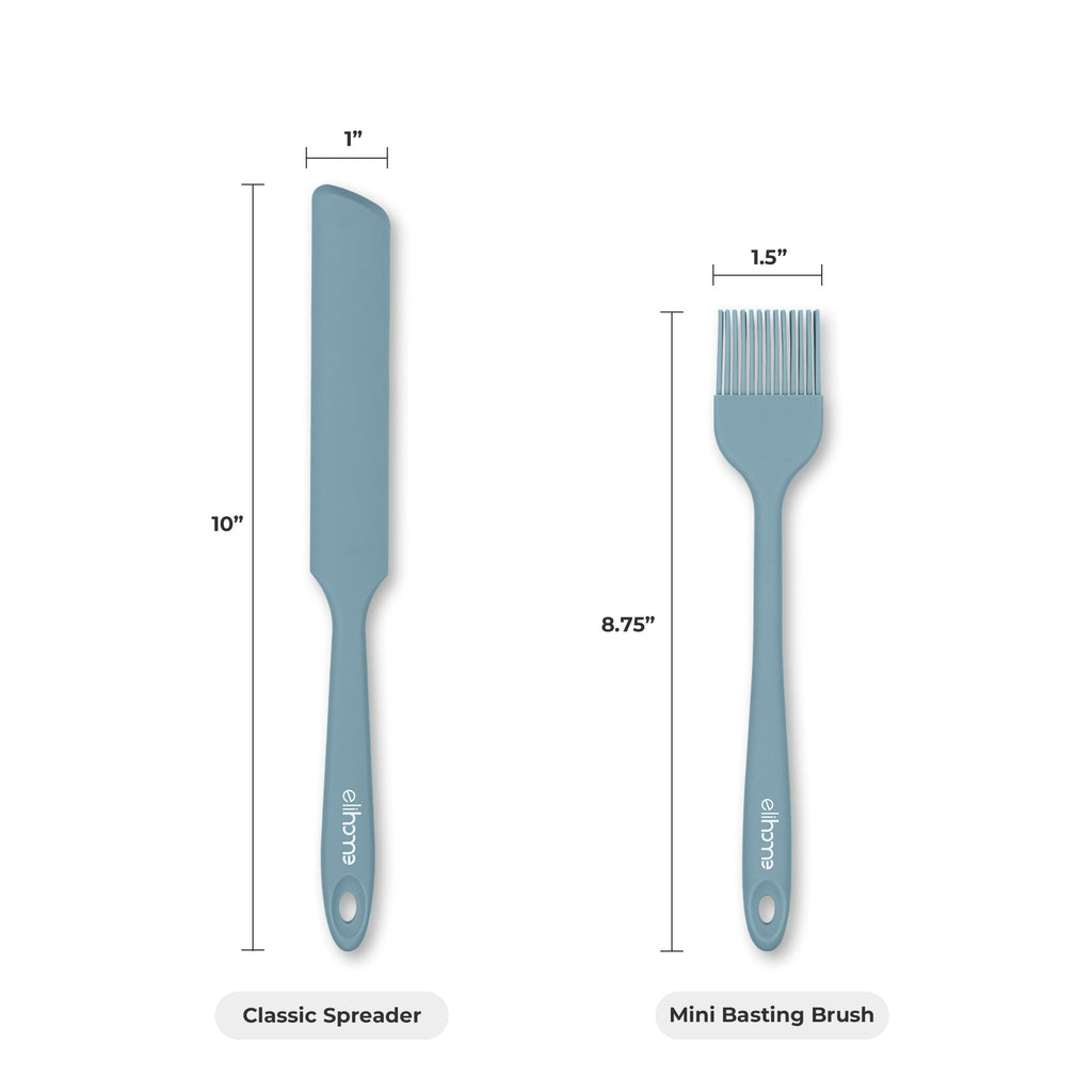3 Piece Silicone Spatula Set - Red