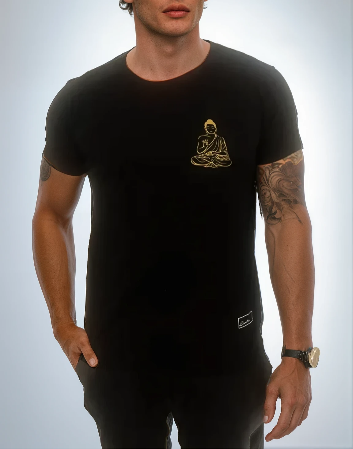 Buddha Calm on our 4 Corners New Standard (Midnight Black)