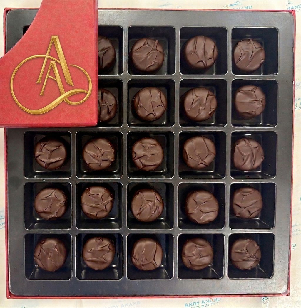 Andy Anand Sugar Free Vanilla Butter Cream Chocolate 25 pcs "Indulge in Rich Dark Chocolate Delights" Dark Chocolate No Sugar Added - A Delicious and Healthy Option