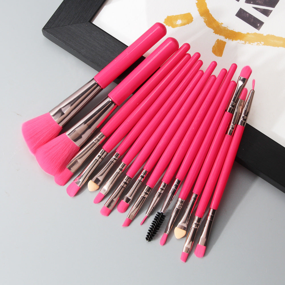 Professional 20-Piece Pink Makeup Brush Set for Foundation, Blush, Eyeshadow, Eyeliner, Brows & Beauty Application – Tree of Life Grocers