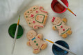 Gingerbread Winter Handpainted Bathbomb Stocking Stuffer