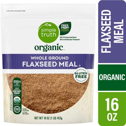 Simple Truth Organic Whole Ground Flaxseed Meal 16 oz