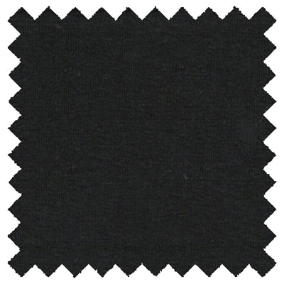 ORDER#: CA-K2-BLK 55% Hemp, 45% Cotton Jersey Black- Weight: 5 oz. Width: 63"