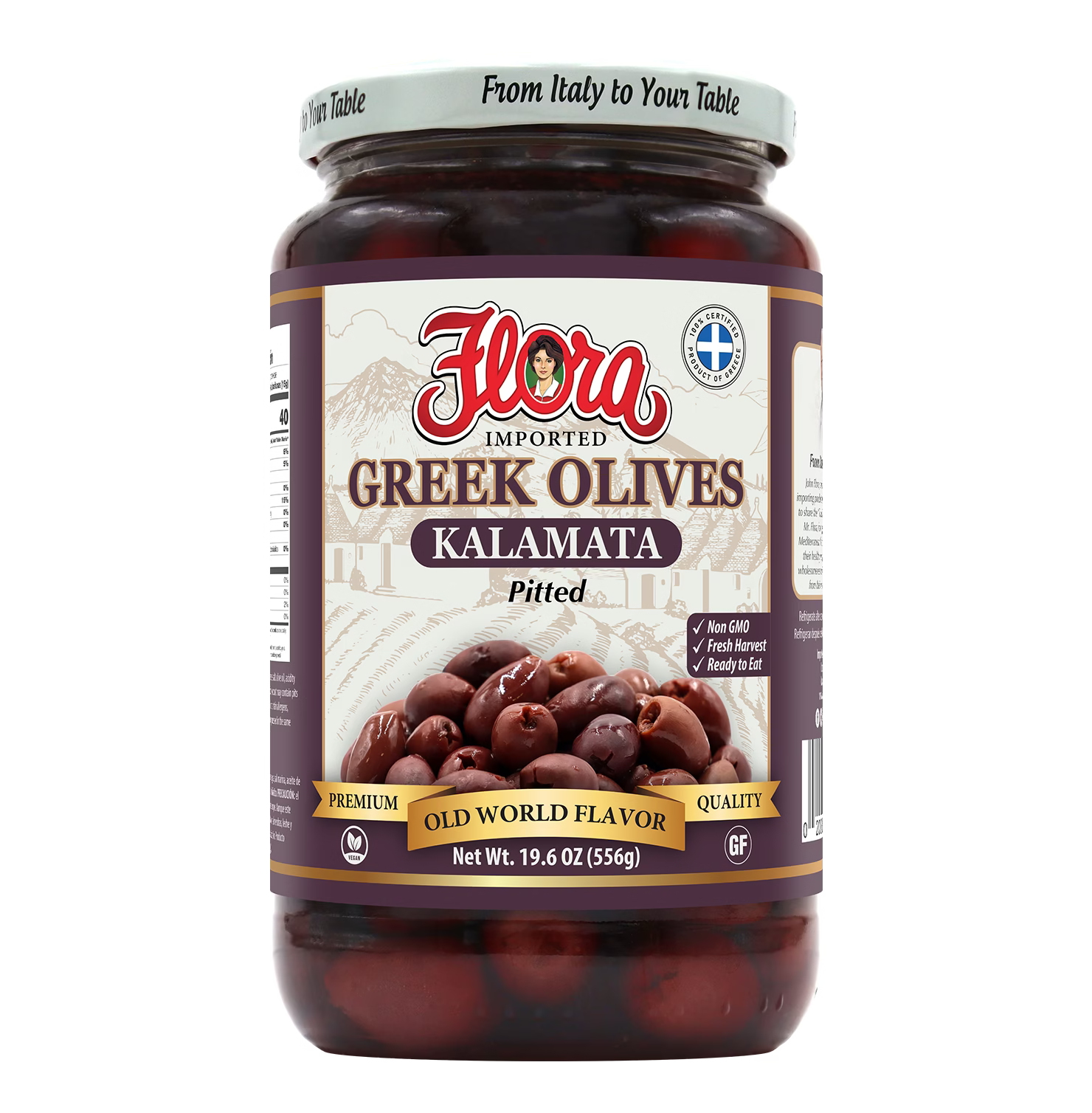 Greek Kalamata Olives - Pitted - 19.4 oz