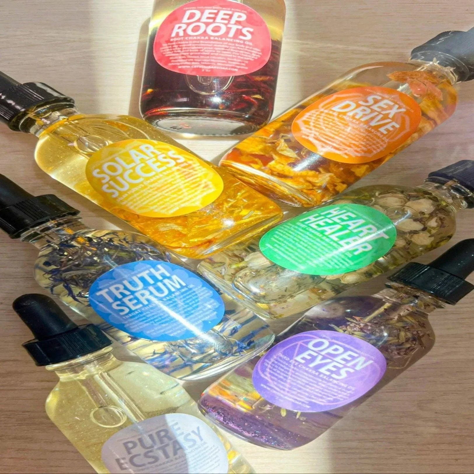 Truth Serum Crystal Infused Bath & Body Oil (Throat Chakra)