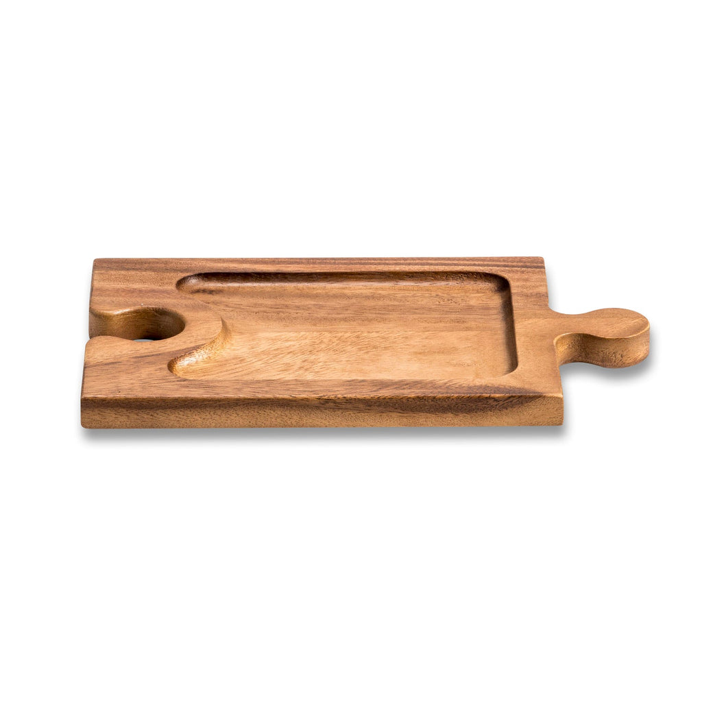 Charcuterie Wine Glass Holder Interlocking Puzzle Boards Modular Serving Tray