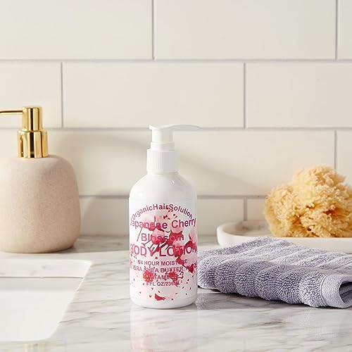 Body Lotion (Japanese Cherry Blossom)-  Nourish Dry Skin, Non-Greasy -Daily Moisturizing