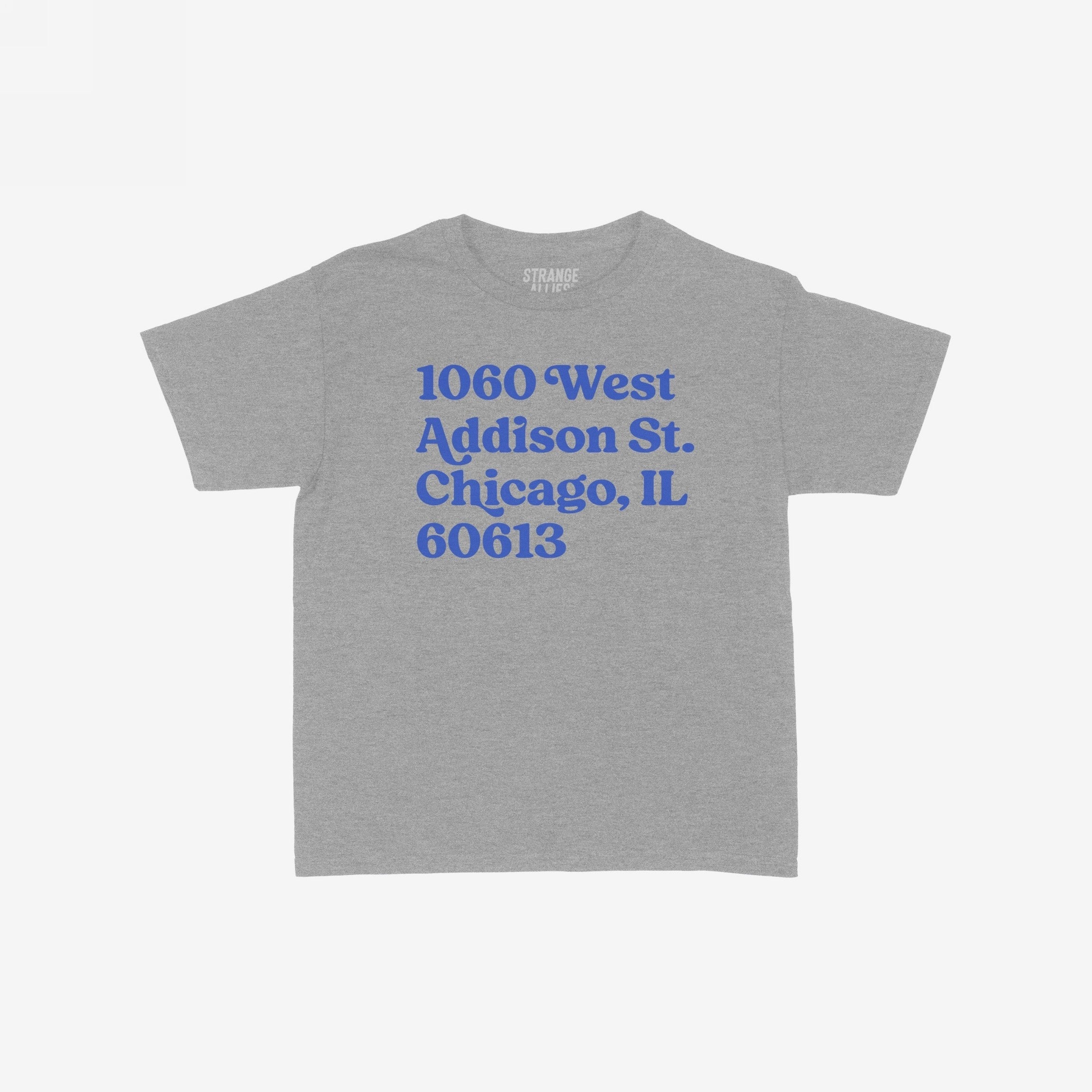 Chicago Baseball Stadium North Side Address Women's Baby Tee