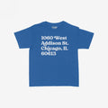 Chicago Baseball Stadium North Side Address Women's Baby Tee