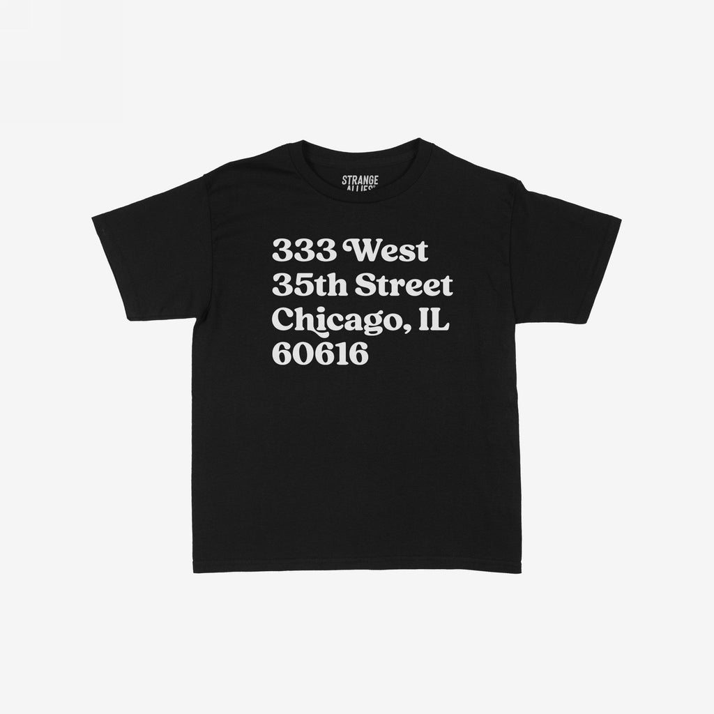 Chicago Baseball Stadium South Side Address Women's Baby Tee