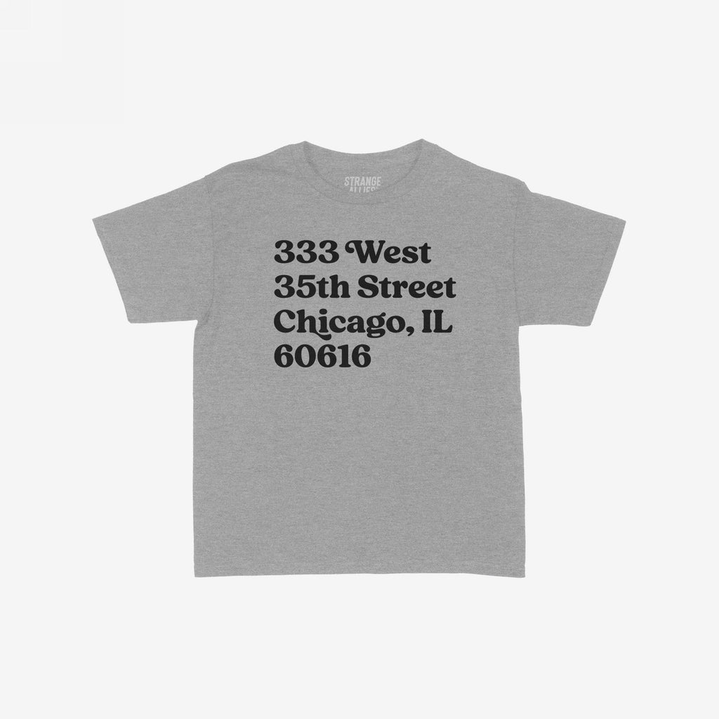 Chicago Baseball Stadium South Side Address Women's Baby Tee
