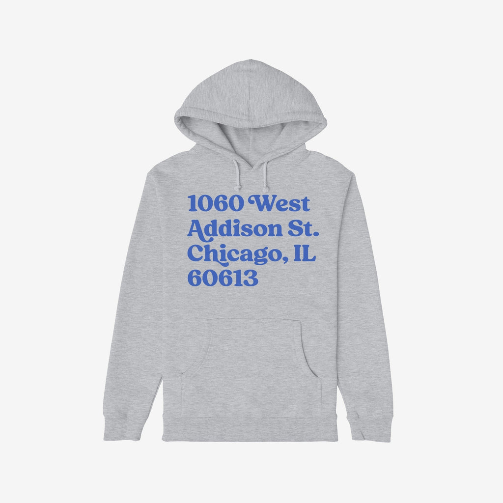 Chicago Baseball Stadium North Side Address Hoodie & Sweatshirt