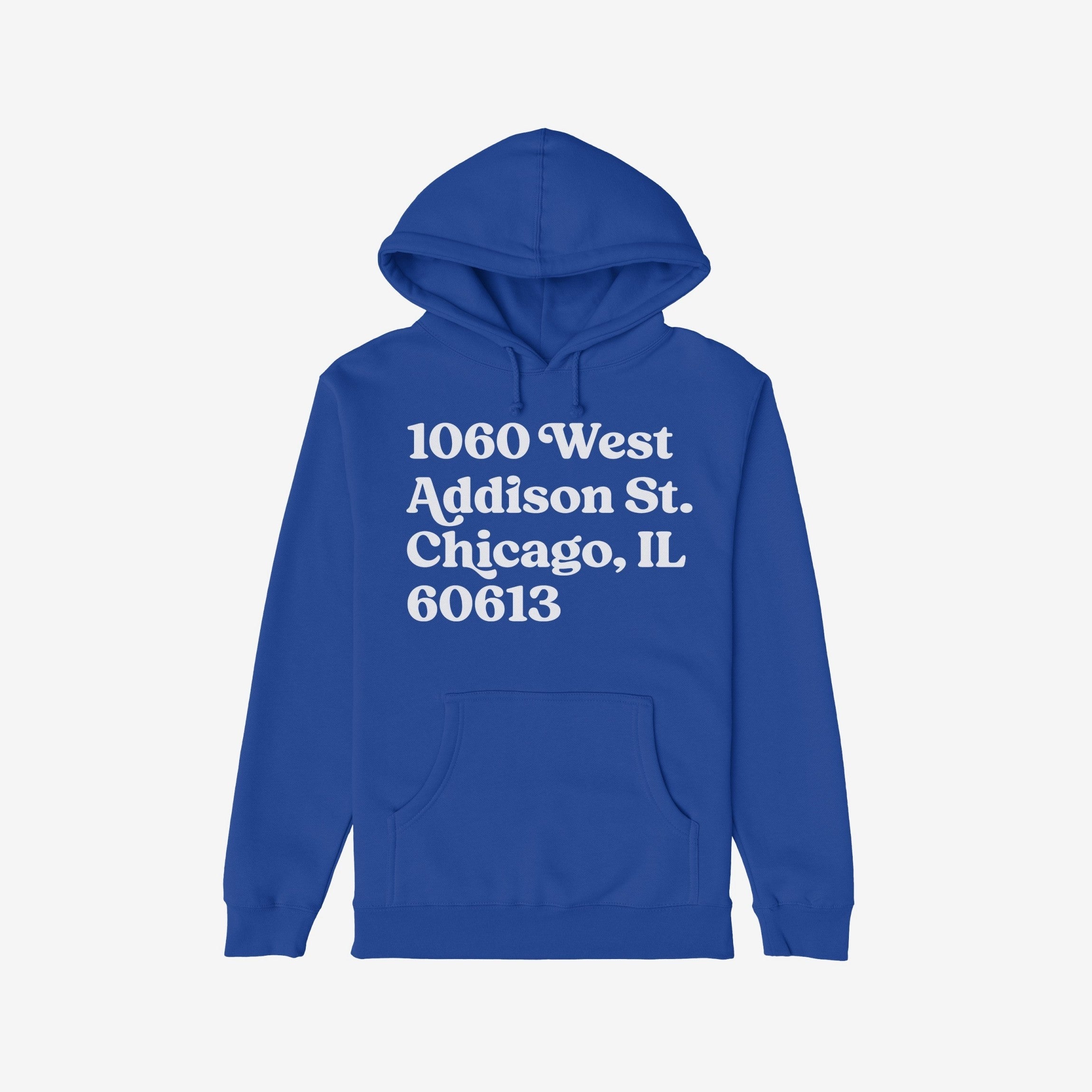 Chicago Baseball Stadium North Side Address Hoodie & Sweatshirt