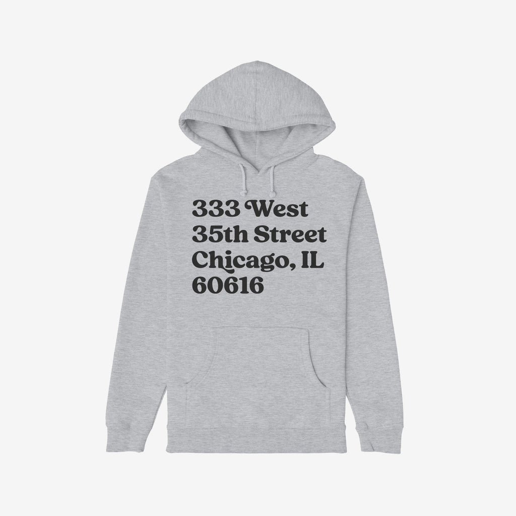 Chicago Baseball Stadium South Side Address Hoodie & Sweatshirt