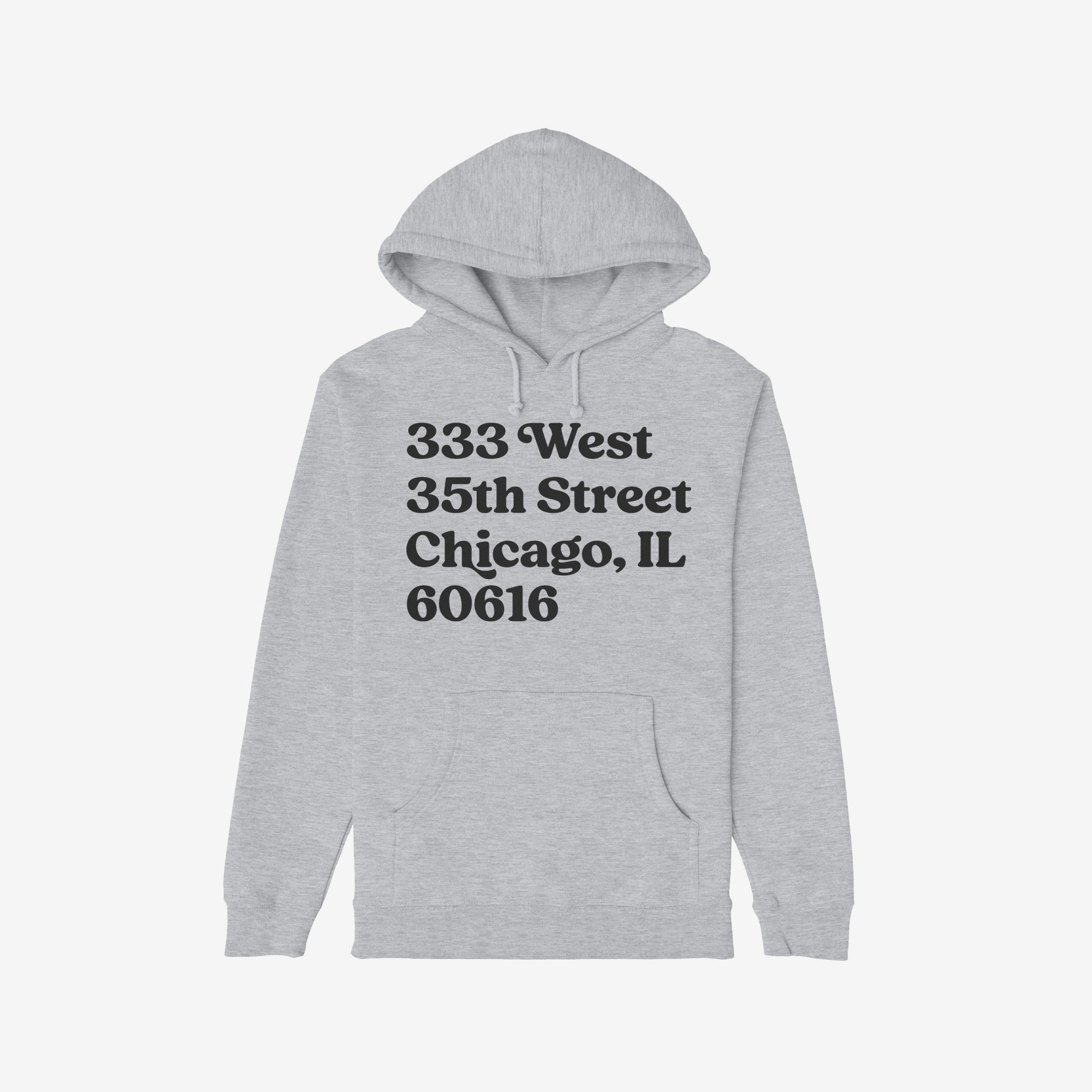 Chicago Baseball Stadium South Side Address Hoodie & Sweatshirt