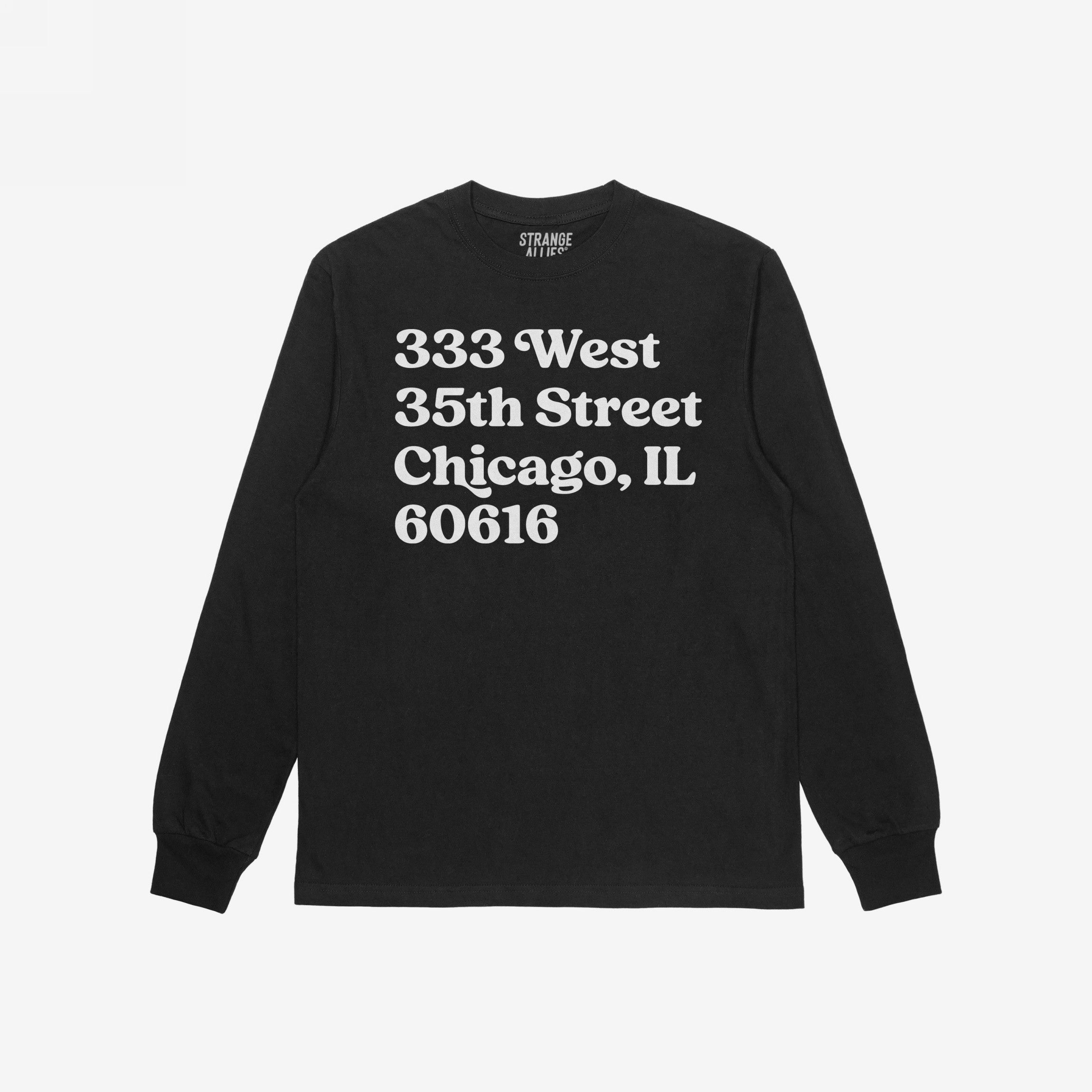 Chicago Baseball Stadium South Side Address T-shirt