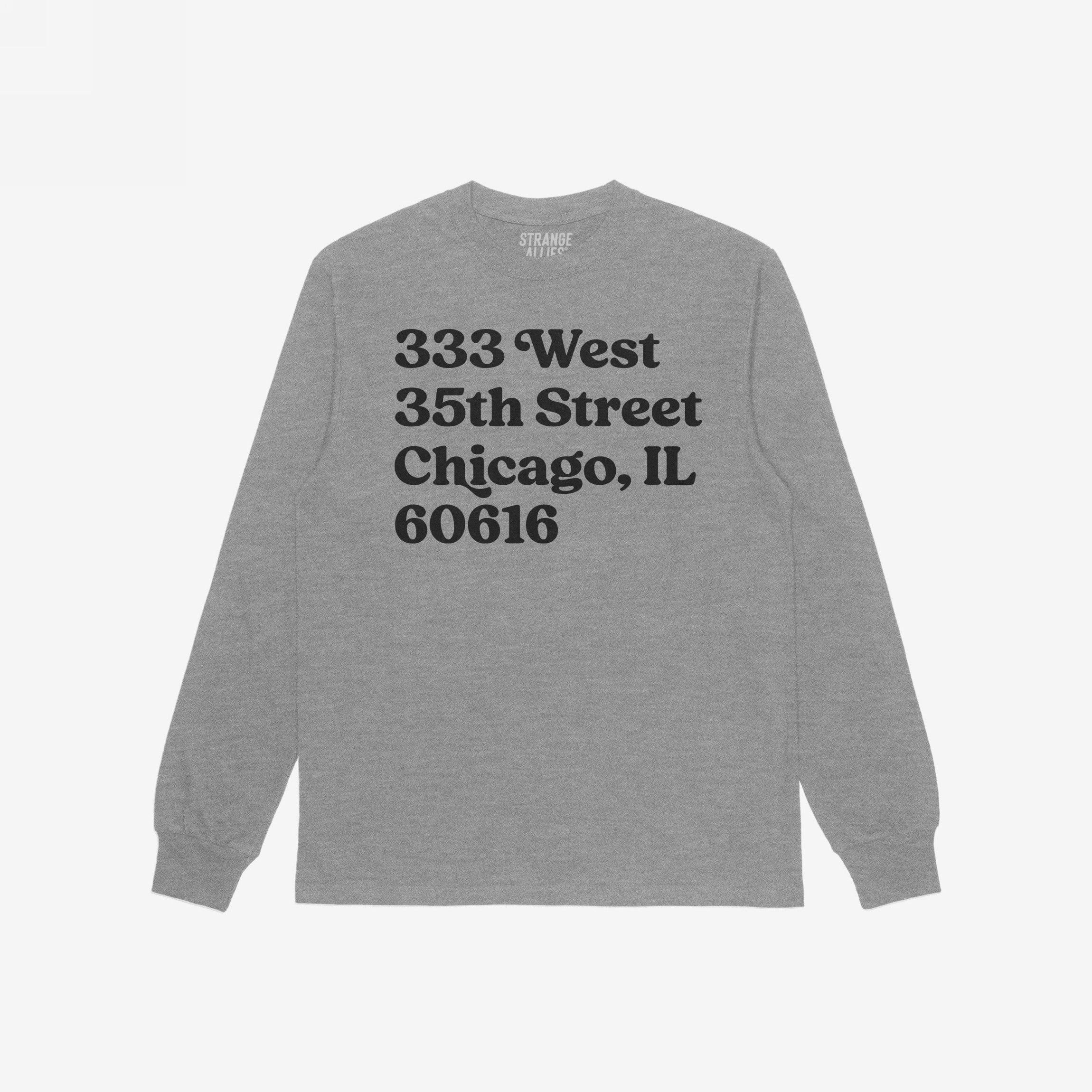 Chicago Baseball Stadium South Side Address T-shirt