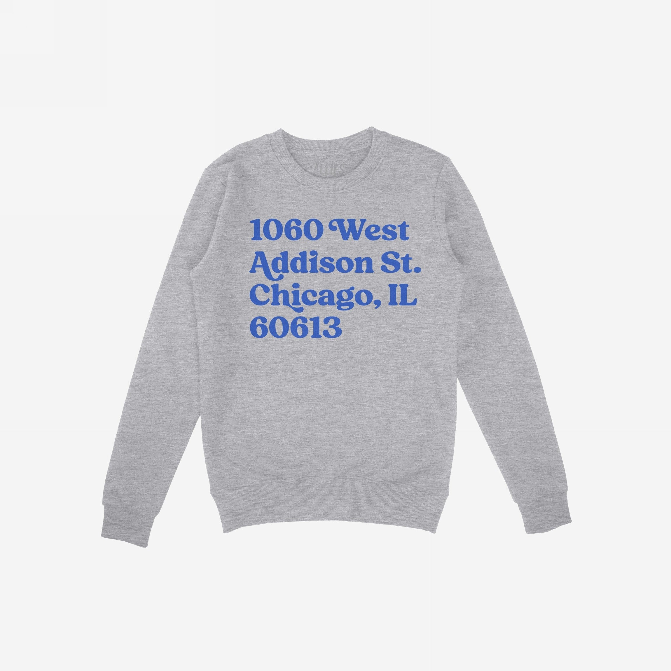 Chicago Baseball Stadium North Side Address Hoodie & Sweatshirt