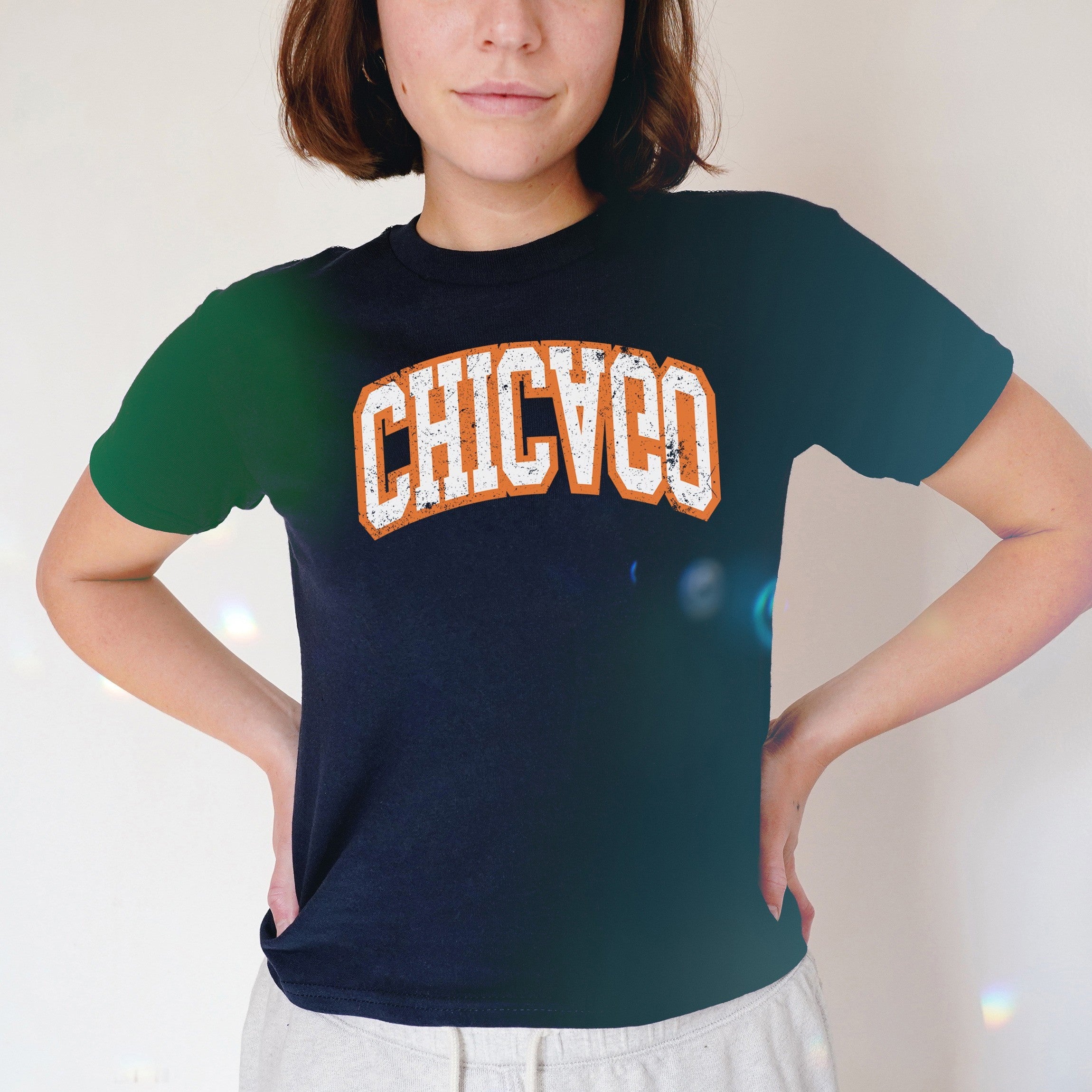 Chicago Flipped Women's Baby Tee