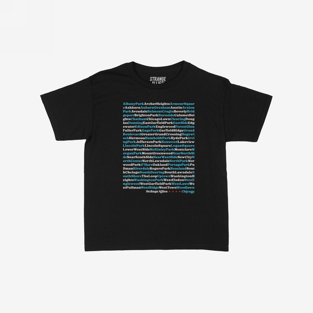 Chicago Neighborhoods Women's Baby Tee