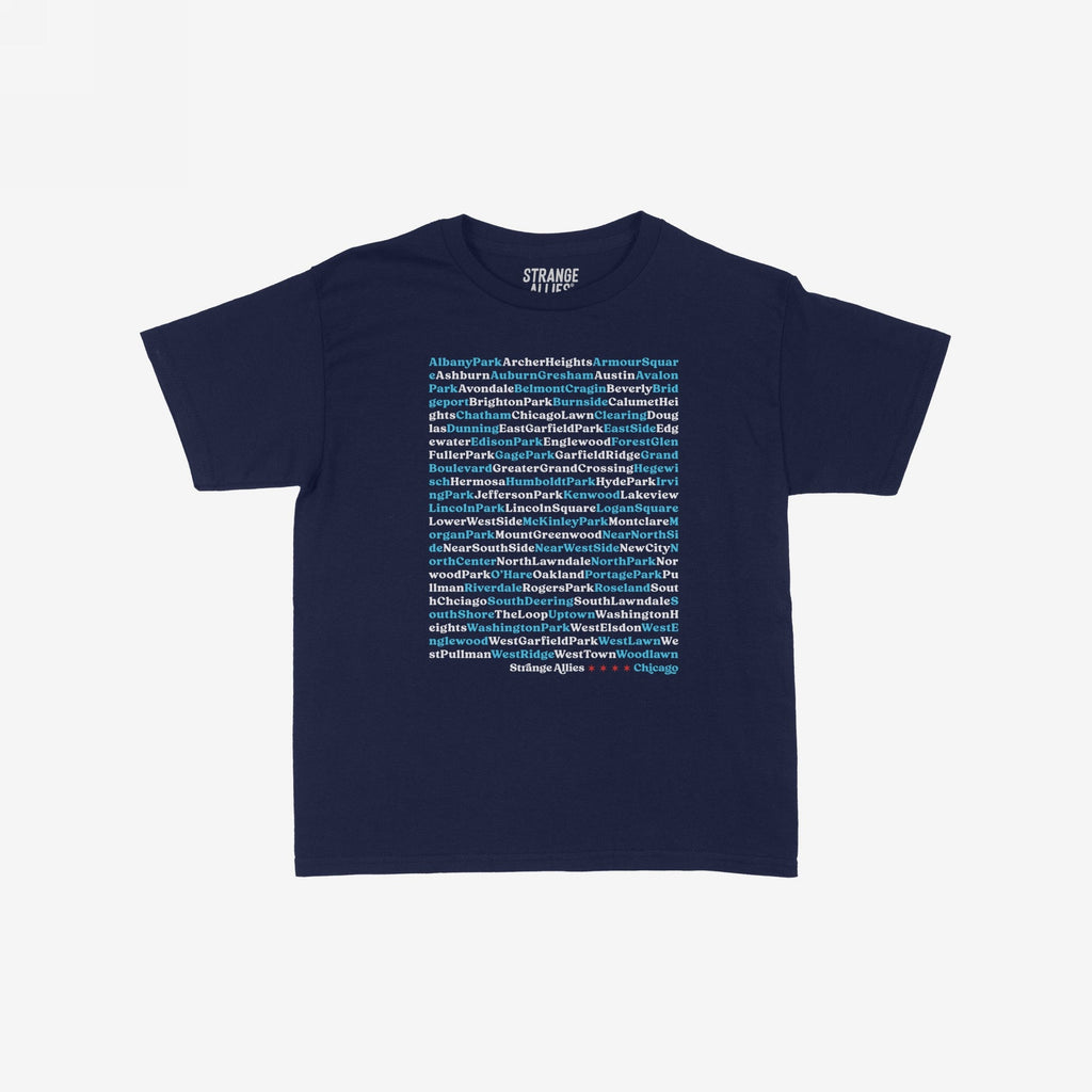 Chicago Neighborhoods Women's Baby Tee