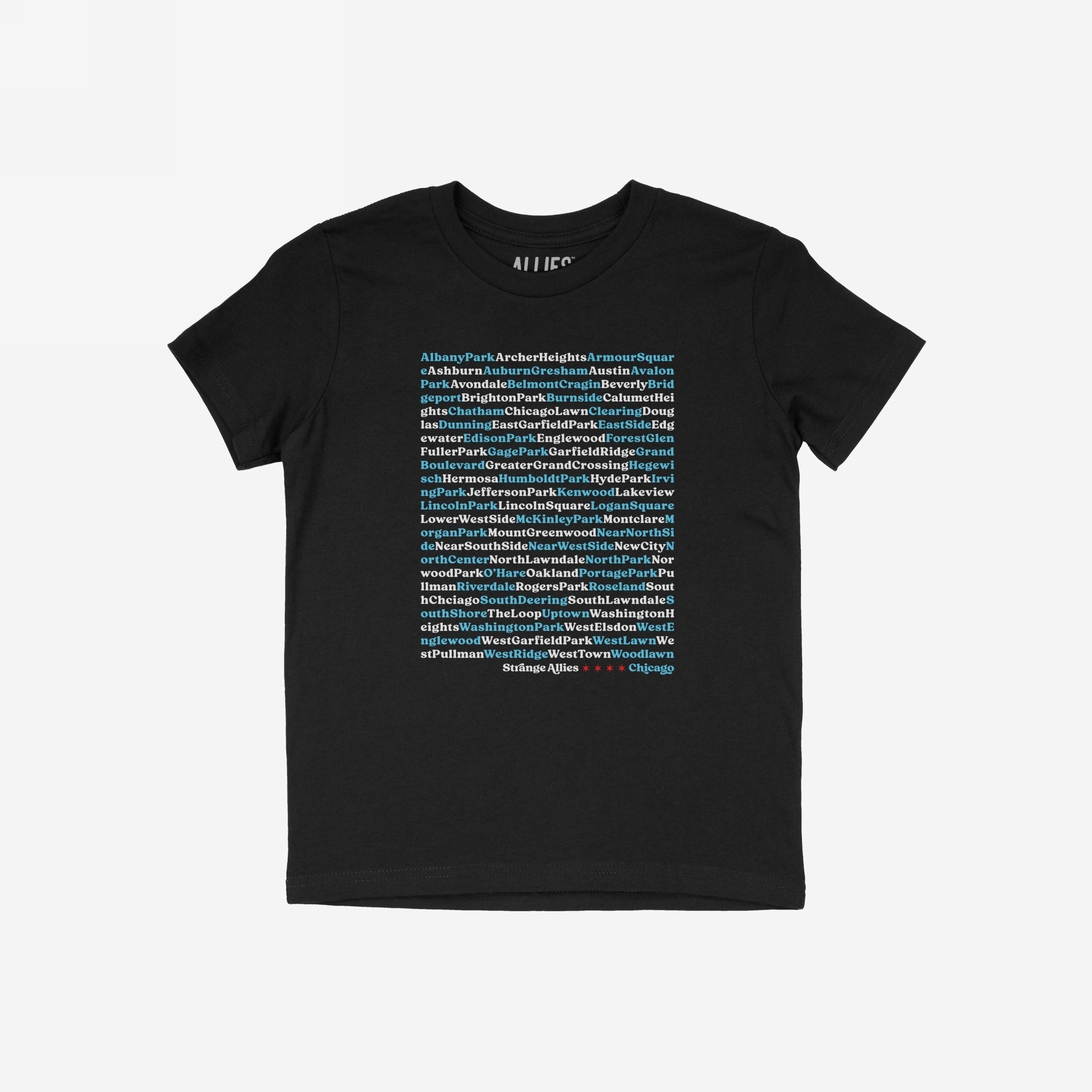 Chicago Neighborhoods T-shirt