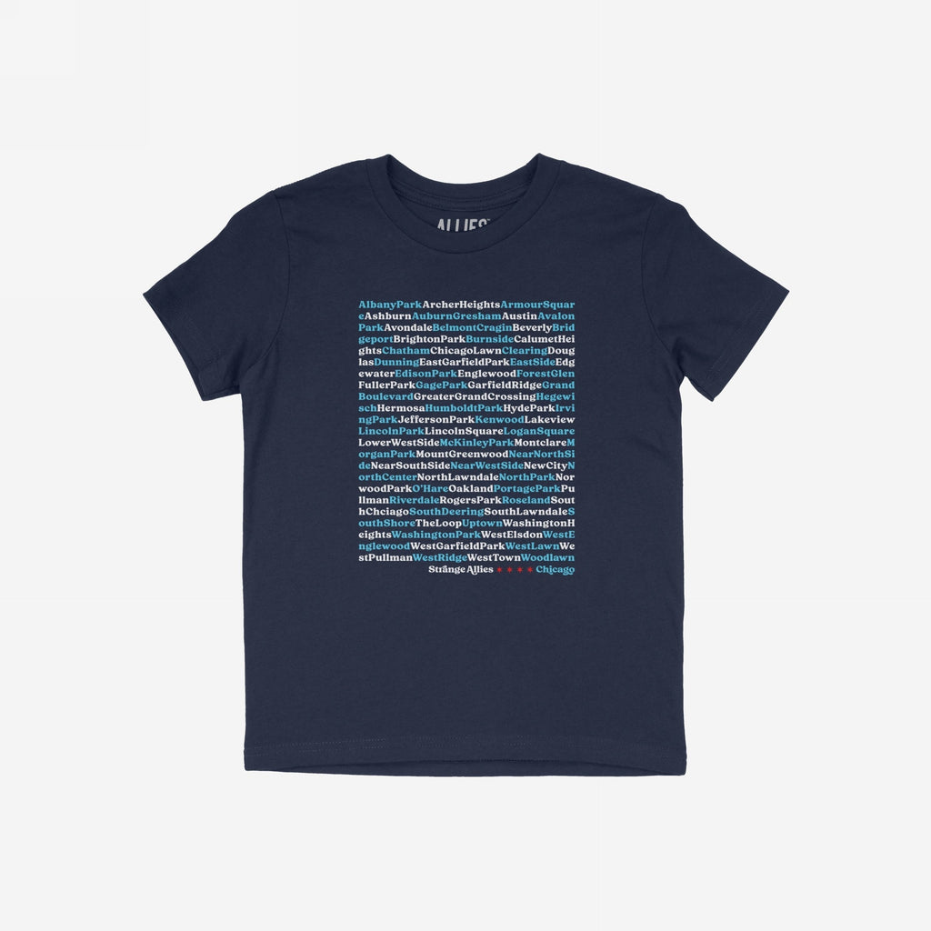 Chicago Neighborhoods T-shirt